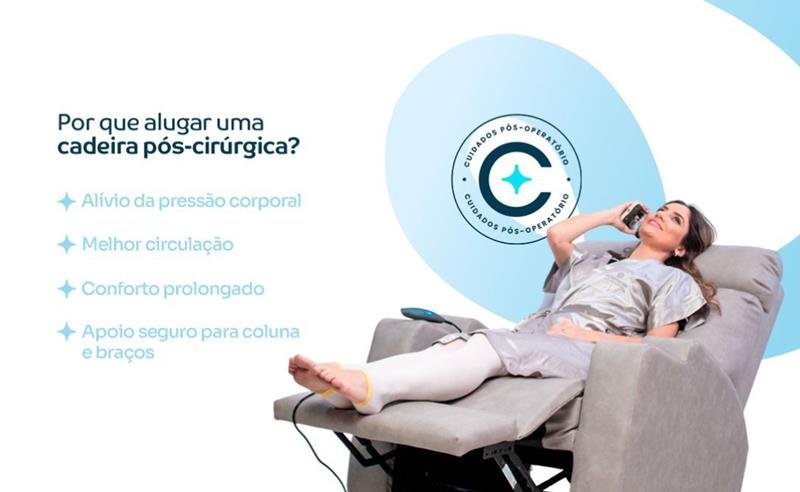 Poltronas para locação de pós operatório em Porto Velho: conforto, atenção e acolhimento no momento em que você mais precisa