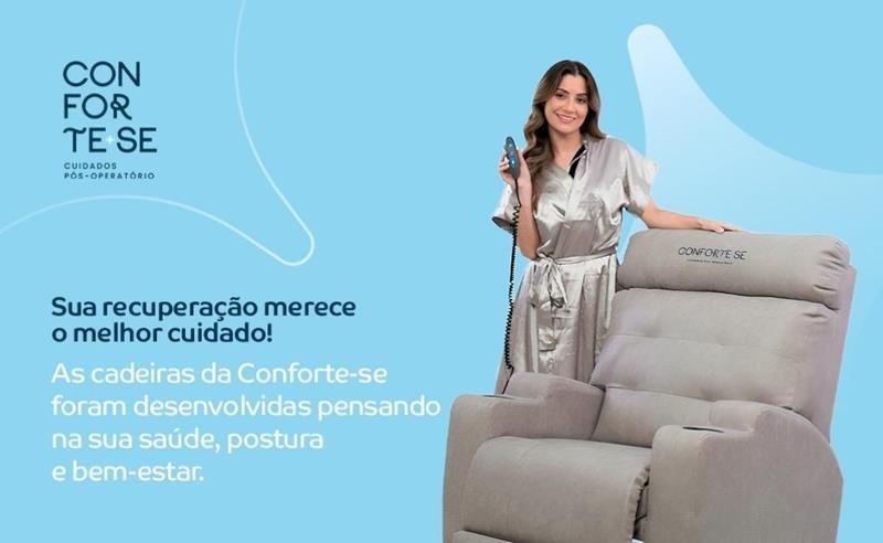 Locação de poltronas para pós operatório em Chapecó: mais conforto e autonomia no processo de recuperação